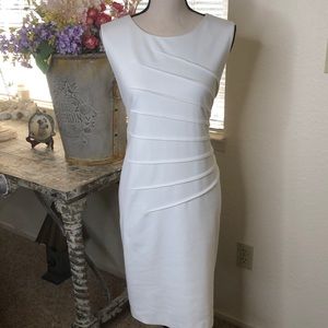 Calvin Klein fitted sheath dress